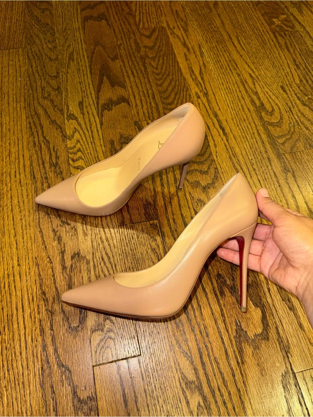 Size 38 Christian Louboutin Kate 100 pumps nappa